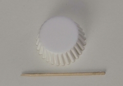 60 mm mini white cupcake liners ; 27*16 mm paper carrier cups