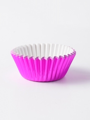 Amazon selling rose color Round Aluminum Foil paper Baking Cups food paper cupcake liner