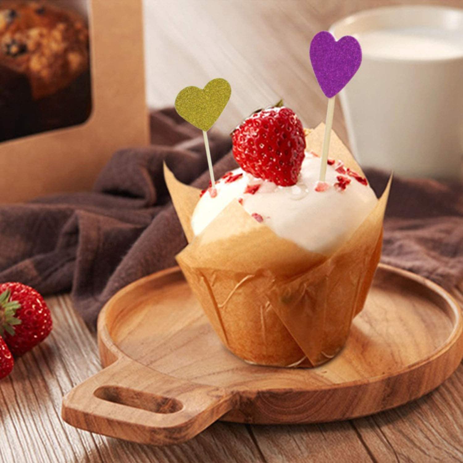 grease proof paper tulip muffin cups