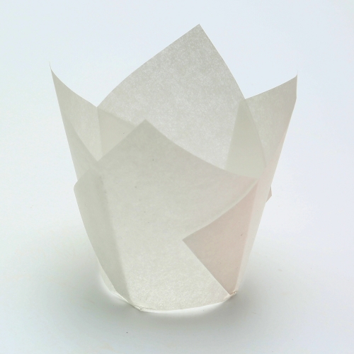 white color 150 mm Middle grease proof paper Muffin Tulip Baking Cups