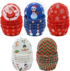 Christmas Father baking cups