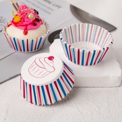 New Tulip Cup Party Exclusive Gradient Color Food Grade Oven Baking Cupcake Muffin Liner Moulds food paper cupcake liner