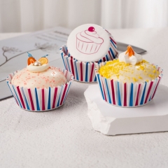 New Tulip Cup Party Exclusive Gradient Color Food Grade Oven Baking Cupcake Muffin Liner Moulds food paper cupcake liner