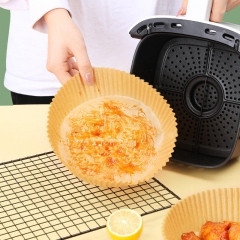 HOT SALE 20*4.5cm Non-stick Air Fryer Disposable Paper Liner, Oil-proof Parchment Paper Liners, Water-proof Baking Paper