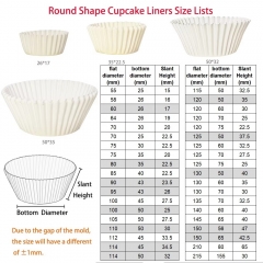 solid color cupcake liners