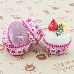 40g3 greaseproof paper Pink Color paper cupcake liners