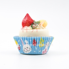 rabbit pattern cupcake liners