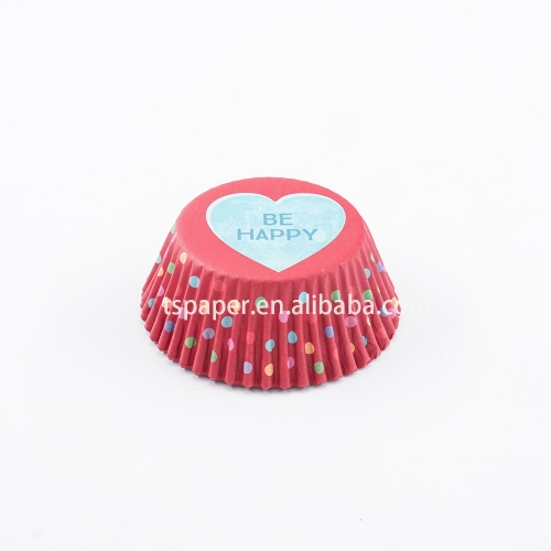 Red color cupcake liner