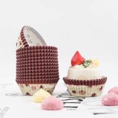 cake pattern cupcake liners