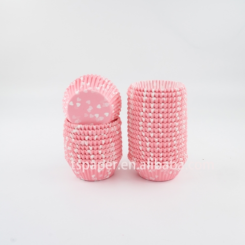 pink color cupcake liners