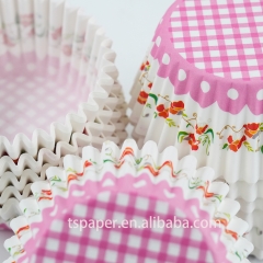 flower pattern cupcake liners