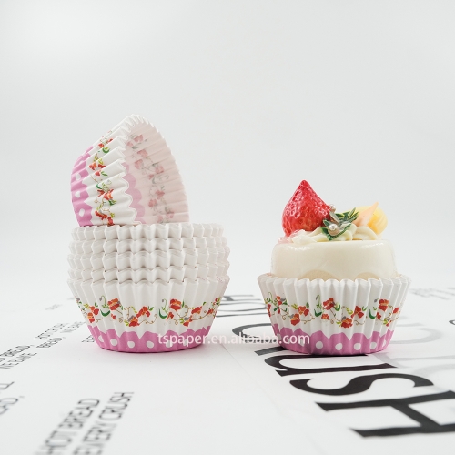 flower pattern cupcake liners