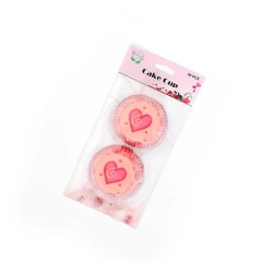 50pcs Heart pattern cupcake liners