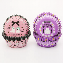 Halloween design cupcake liners