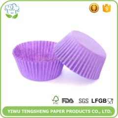 Purple color translucency paper cupcake liners