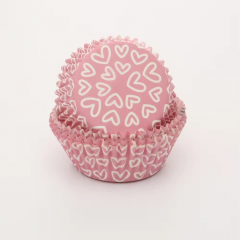 pink color cupcake liners