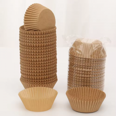 Brown foodpaper cupcake liner