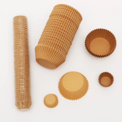 Brown foodpaper cupcake liner