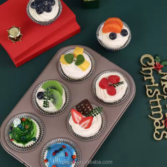 christmas custom size cupcake cup liner