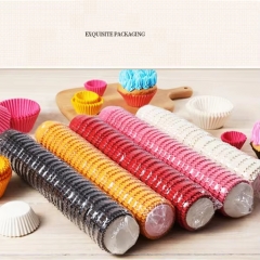 baking paper Heart Aluminum Foil cake tools cupcake liners decorations