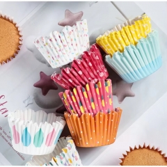 round shaped baking paper cupcake liners