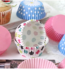 colorful dots baking paper cupcake liners