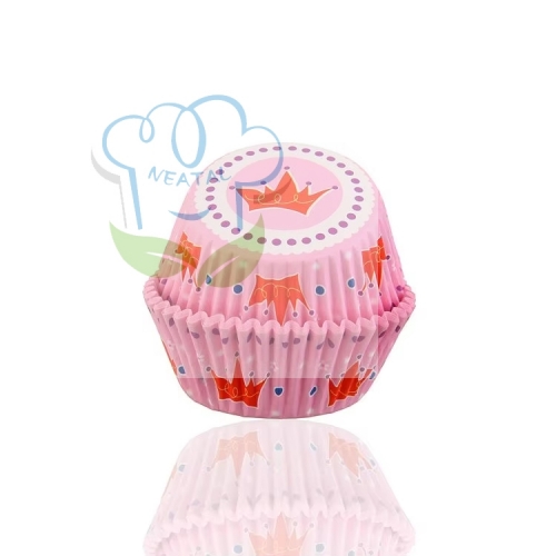 Crown pattern cupcake liners