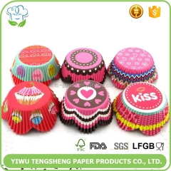 flower shaped cupcake liners