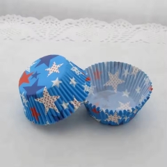 star cupcake liners