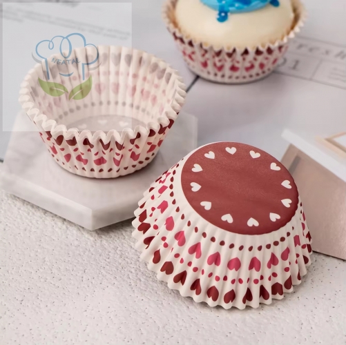 heart cupcake liners