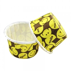 smile pattern roll mouth cupcake cups