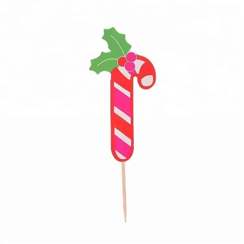 candy cane Cake Topper