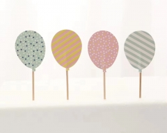 balloon pattern Cake Topper