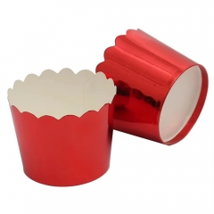 50*45mm red color muffin cups