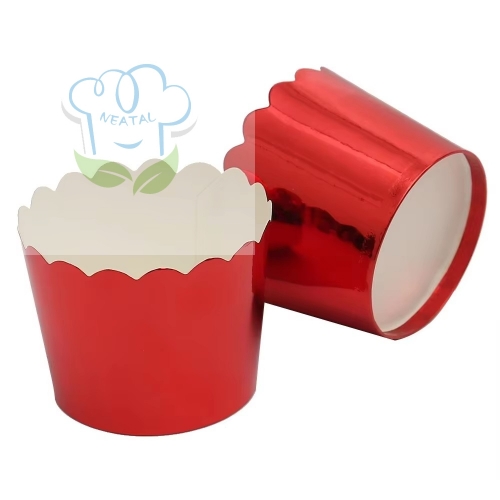 50*45mm red color muffin cups