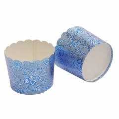 50*45mm blue color muffin cups