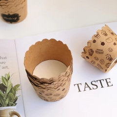 Small kraft paper machine cup