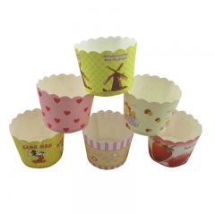 50*45mm muffin cups with pattern