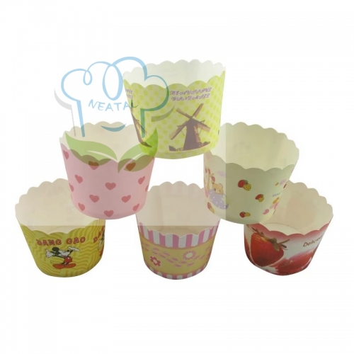 50*45mm muffin cups with pattern