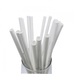 6*197mm white color paper straw