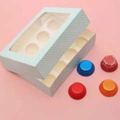 Cupcake Cases with 8 holes