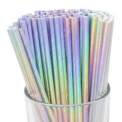 6*197mm gradient paper straw