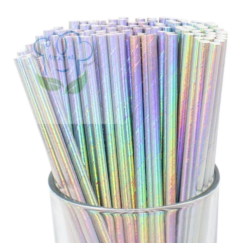 6*197mm gradient paper straw