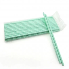 6*197mm Mint green paper straw