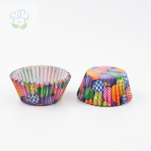 colorful cupcake liners